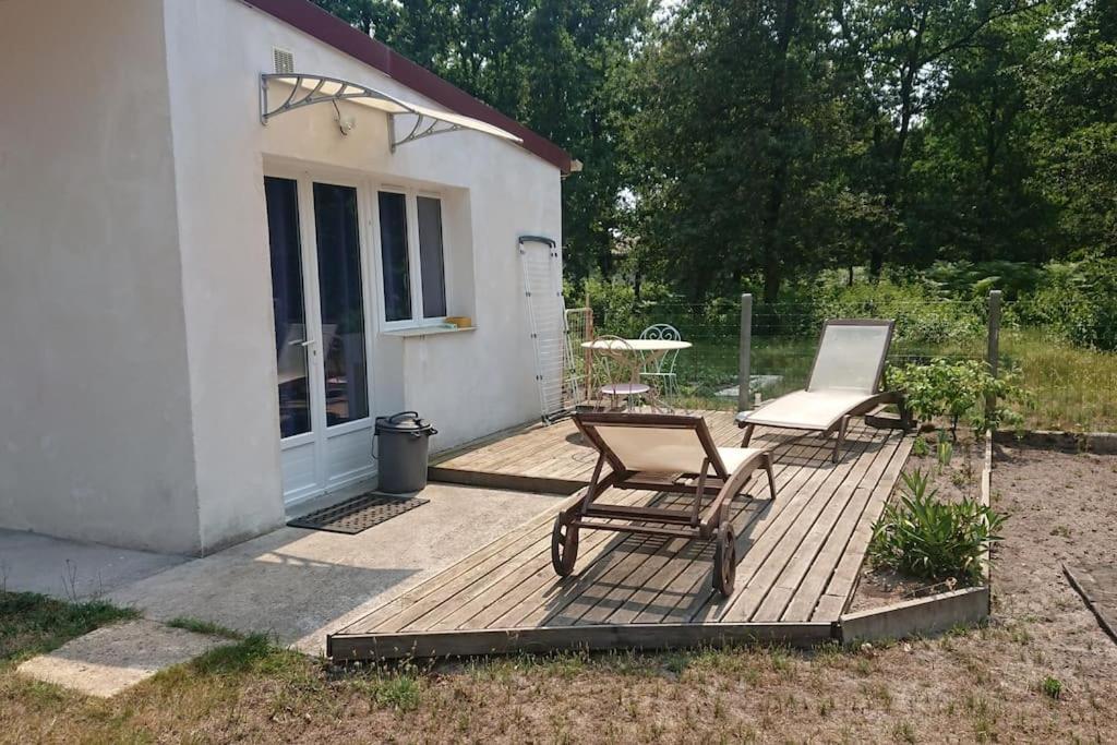 studio indépendant Villa Audenge Esterno foto